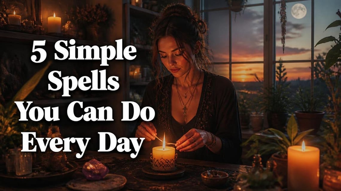 5 Simple Spells You Can Do Every Day