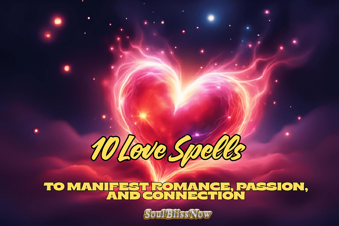 10 Love Spells to Manifest Romance, Passion, and Connection